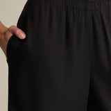Z Supply Scout Linen Pant in Black