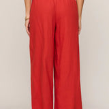 Z Supply Scout Linen Pant in Chili Pepper