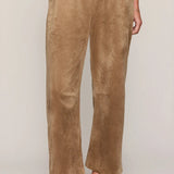 Z Supply Drift Faux Suede Pant in Light Sand