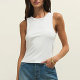 Z Supply Clarke Rib Tank in White