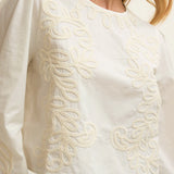 Z Supply Tatiana Poplin Top in White