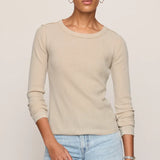 Z Supply Arlet Mini Thermal Top in Soft Ecru