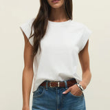 Z Supply Camino Jersey Top in White