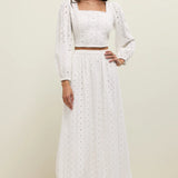 Z Supply Bria Eyelet Top in White