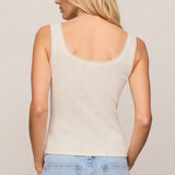 Z Supply Lainey Pointelle Tank in Cloud