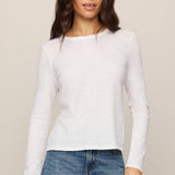 Z Supply Junie Long Sleeve Tee in White