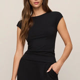 Z Supply Soft Trace Second Skin Tee in Black