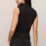 Z Supply Silvia High Neck Tank in Black