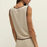 Z Supply Yessenia Whipstitch Tank in Linen