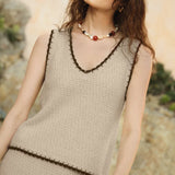Z Supply Yessenia Whipstitch Tank in Linen