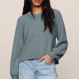 Z Supply Coming Up Sweater in Soft Succulent
