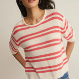 Z Supply Prado Striped Sweater Tee in Gelato