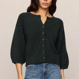 Z Supply Valor Short Sleeve Cardigan in Emerald Cove