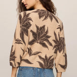 Z Supply Valor Floral Cardigan in Soft Ecru