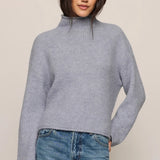 Z Supply Warm Wishes Turtleneck Sweater in Silverlake