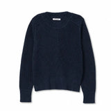 PWT Alexa Cotton Cashmere Pullover Sweater in Indigo