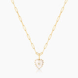 THATCH Isabel Mother of Pearl Heart Necklace