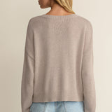Z Supply Sienna Patriot Sweater in Natural Heather