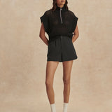 Varley Nila Mid Rise Short in Black