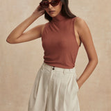 Varley Tansy Woven Short in Ivory