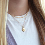 Kris Nations Happy Charm Necklace in 18K Gold Vermeil