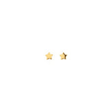 Kris Nations Tiny Star Stud Earrings in 18K Gold Vermeil