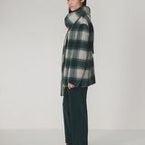 Varley Alderton Check Scarf Coat in Ponderosa Pine Check