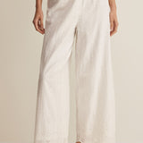 Z Supply Sea Esta Embroidered Pant in White