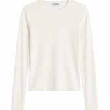 PWT Ivanna Mico Modal Rib Long Sleeve Tee in Natural