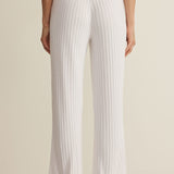 Z Supply Dawn Smocked Rib Pant in White