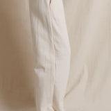 PWT Leni French Terry Pull On Pant with Pockets in Sugar