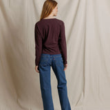PWT Hendrix Long Sleeve Tee in Cherry Lacquer