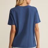 Z Supply American Boyfriend Tee in True Navy