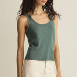 Z Supply Julian Crochet Tank in Everglade
