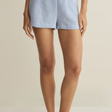 Z Supply Classic Gingham Short in Ice Blue