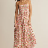 Z Supply Cornelia Ami Floral Midi Dress in Multi
