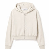 PWT Sean French Terry Zip Up Hoodie in Sugar