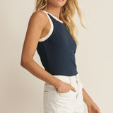 Z Supply Clarke Rib Tank in Eclipse