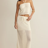 Z Supply Windswept Crochet Top in Cloud