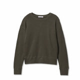 PWT Tyler French Terry Cotton Sweatshirt in Dark Olive