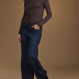 Splendid Lounge Denim Pant in Dark Wash