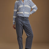 Splendid Carissa Corduroy Pant in Ash Navy