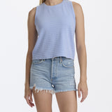 Splendid Shelly Smocked Tank in Azure