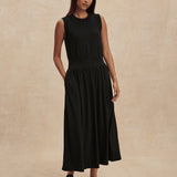 Varley Jonesy Maxi Dress in Black
