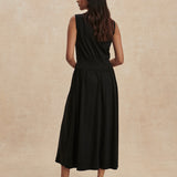 Varley Jonesy Maxi Dress in Black