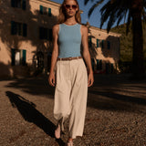 Varley Ellison Crop Wide Leg in Birch Marl