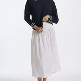 Splendid Gigi Midi Skirt in White