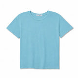 PWT Harley Cotton Boxy Crewneck Tee in Milky Blue