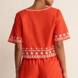 Z Supply Cast of Waves Top in Lychee
