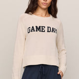 Z Supply Varsity Stand In Sweater in Sandstone